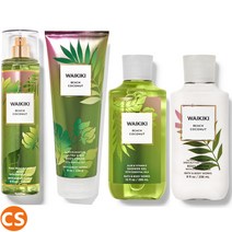 배쓰앤바디웍스 와이키키 비치 코코넛 바디미스트 바디크림 샤워젤 바디로션 바디워시 중 택1 WAIKIKI BEACH COCONUT, 1개