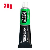 견고한 20/60g 범용 네일 프리 접착제 초강력 실란트 빠른 건조 흰색, 01 20g