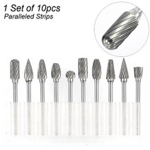 금속 드로잉 텅스텐 카바 이드 밀링 커터 3*6mm 로타리 도구 버 CNC 조각 연마 가공, 01 Type 1
