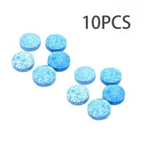 세차 청소자동차 앞 유리 클리너 발포성 태블릿 창 솔리드 청소 물 와이퍼 세척 정제 먼지 제거제, 03 10PCS