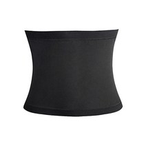 허리 트리머 여성용 허리 Cincher 남성용 밸리 밴드 Activewear 바디 토닝 벨트 랩 사우나 벨트 피트니스 요가 용 허리, 폴리에스테르, 블루 2XL ~ 3XL