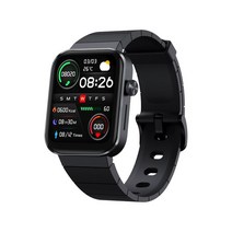Mibro T1 Smartwatch 남자 1.6 quotAMOLED 스크린 심장 박동 SpO2 모니터 피트니스 추적기 스포츠 방수 스마트 워치 블루투스 통화, [01] Black