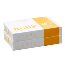 [한국제지 밀크] 한국 밀크베이지 미색용지 A4 복사용지(A4용지) 80g 1000매(50, 상세 설명 참조