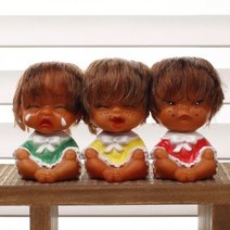[바보사랑] 못난이 인형3P(직모)-소, 상세 설명 참조