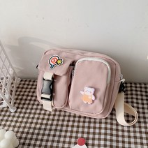 YAPOGI YAPOGI 새로운 예술적 Crossbody 작은 정사각형 가방 하라주쿠 패션 곰 귀여운 어깨 가방 제조 업체 도매 YAPOGI