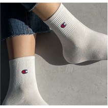 여성 챔피언 중목양말/학생 교복 면양말