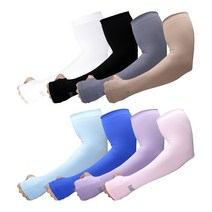 발렌티노 크리스티 국산 아쿠아엑스 무봉제 쿨토시 손등커버형 효성원사100%, 블랙
