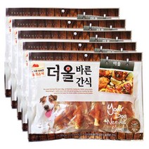 메가펫 더올바른 강아지간식 300g x5개, 5개, 미니닭갈비