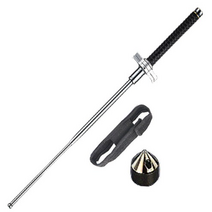 더배라 삼단봉 호신용 3단봉 진압봉 경찰봉 호신봉 몽둥이 경찰 무기 휴대용 asp SD-실버, 2개