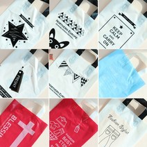 블레스팩 고급 손잡이 봉투 35x45+9(50매) 10가지 디자인, 라벨