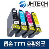 T1771 T1772 T1773 T1774 잉크 XP-225 XP-202 402 302, 1Ea, T1771 K 잉크 완벽호환 고품질 프리미엄 카트리지 검정