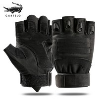 전술반지장갑 겨울 남녀 피트니스 트레이닝 아웃도어 오토바이 라이딩 루지 운동 바람 쐬기, ST36-블랙(반지)