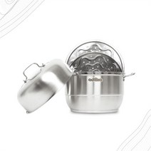 [노블레스] 프리미엄 곰솥 찜솥 2in1 스팀찜기 30cm, 선택옵션