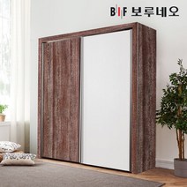 보루네오 몽크 슬라이딩 작은방 붙박이장 10cm, 콤비 10cm