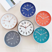 하성민기업 인테리어 저소음 벽시계 소형, 1. 로즈골드