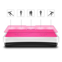 덜덜이 쉐이크보드 덜덜이운동기구진동 플레이트 운동 신체 기계 건물 피트니스, 02 분홍색