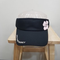 제이디엑스 여성 꽃아플리케 썬바이저(X1SSCPW92 BK), F