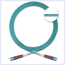 QZP36709210Gb OM4 멀티모드 2M LC-LC Duplex 광점퍼코드, 단일옵션