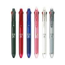 파이롯트 프릭션 슬림 3색볼펜/ 리필심 지워지는 볼펜, 3색슬림볼펜 0.5-소프트핑크