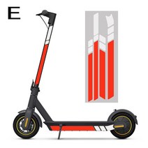 J1 전동킥보드 부품 세그웨이 나인봇 맥스 G30 전기 스쿠터 형광 바디 장식 경고 스트립 1 세트 야간 스티, 05 E, E