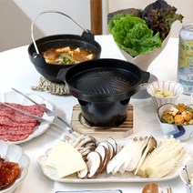 가정용 1인 미니화로 고기 구이판 모음, 1. 화로세트(화로+우드받침+연료통)