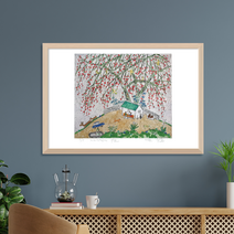 [그림닷컴] 제주생활의 중도 (a p) Green House 이왈종 판화 액자추가가능, 그림만주문(액자X)