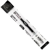 동아 P-Knock 볼펜 리필심 0.4mm 낱개 / 중성펜 / 피노크 / 문서 보존용 / 안료 잉크 / 피그먼트 잉크 / 진한 색감, 블랙
