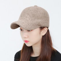 라핑 울 소재 베이직 잔잔 남녀공용 겨울 니트캡 모자