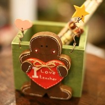기타 바보사랑[행복디자인]톨페인팅 연필꽂이- I/nbsp; Love Teacher, 쿠키맨