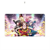 SKANDSALO 뱅 드림 BanG Dream 마우스 패드 장패드 22종, .개, T + 100x50x0.3CM