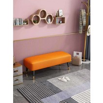 벨벳 벤치소파 쇼파 긴의자 북유럽 벤치 의자, 그레이 80x40x40