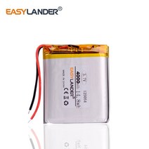 3.7V 4000mAh 125054 폴리머 배터리 MP3 MP4 탐색 악기 작은, [01] 3.7 볼트