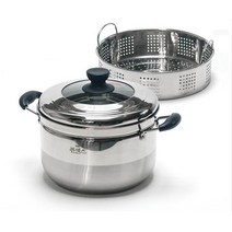 3중바닥 인덕션 스텐 만두 찜솥 찜기 22cm 멀티찜솥 조개찜냄비 계란삶는냄비 랍스타찜기 찜기냄비 냄비, 상세페이지참조