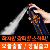 오늘출발 / [대용량] 애니원119 스프레이 소화기 네이비 (소화액 505g) 총중량 620g / 가정용 주방용 차량용 휴대용, 1개