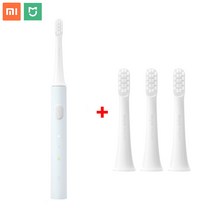 샤오미 미지아 T100 음파 전동칫솔 USB 충전식 휴대용 IPX7급 방수, 미지아 T100 블루