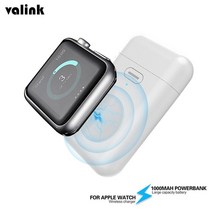 애플워치보조배터리 1000mah 무선 충전기 mini power bank for 1 2, 전원 은행