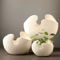 수경화분 세라믹 연꽃 수반 정원 조경 화분 장식, 스타일 21 세라믹 중간