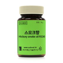 ES 식품원료 훈제향 /스모크향/불향/숯불향 액상-지용성/Hickory Smoke [0068], 4kg, 1개, 4kg