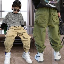 베비포 남아용 배기핏 카고 바지 PN7