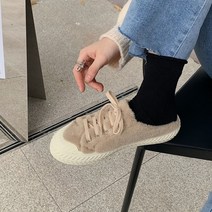 앙고라 운동화블로퍼 퍼 스니커즈 뮬 털슬리퍼 2cm