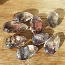 천연 크리스탈 유령 팬텀 쿼츠 치유석 원석 펜던트 DIY 쥬얼리 랜덤 색상 소장
