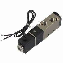 1/8 'DC 24V 내부 파일럿 공압 솔레노이드 밸브 2/5 웨이 4V110-06 DC12V 배송, COIL ONLY_AC110V | WIRE LEAD C