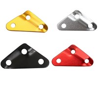 캠핑 로프 텐트 삼각 스토퍼 알루미늄 은색, 기본