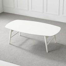 파란들 프로시 스퀘어 접이식 거실 소파테이블 1000, 아이보리블루