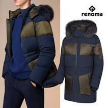 [레노마골프]남성 폭스퍼 후드 구스 다운 점퍼 RMDJI4324-925_G