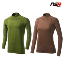 NSR 터틀넥 기모 긴팔 자전거 베이스레이어 2.0 겨울 방풍 싸이클 이너웨어 내의 속옷