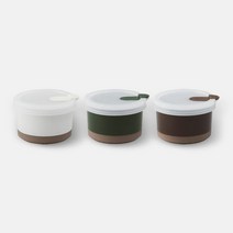 OD_레고트 세라믹 보관용기 250ml 3P 세트, 스윗펌킨+탠저린옐로+오렌지캐럿