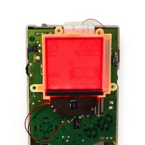 게임보이 레트로 휴대용 게임보이 클래식 GBO DMG-01 및 포켓 콘솔용 DIY 백라이트 편광 필름 화이트 옐, 05 Red