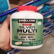 커클랜드시그니처 실버 멀티비타민 430정, sliver multi, 1개