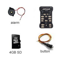 버저 4G SD + 비행 컨트롤러 Pixhawk PX4 Autopilot 2.4.8 32 비트 안전 스위치 I2C 분배기 확장 모듈 USB, 01 Style A